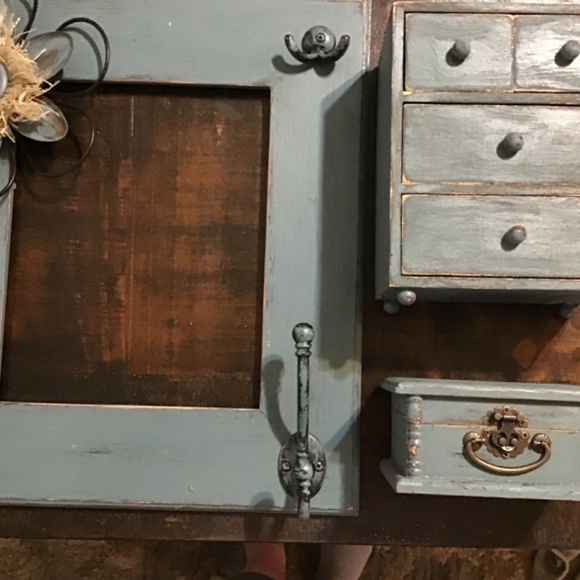 S late Blue Distressed Jewelry  set - Picture 6 of 16